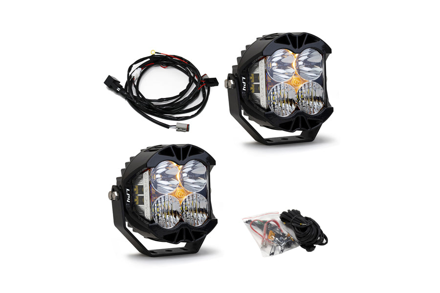 Baja Designs LP4 Pro LED, Pair Clear Lens Driving/Combo