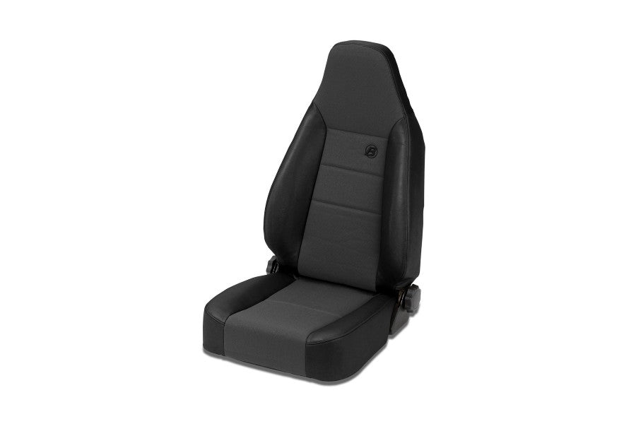 Bestop Trailmax II Sport Front Seat - Black Denim - CJ7/TJ/YJ
