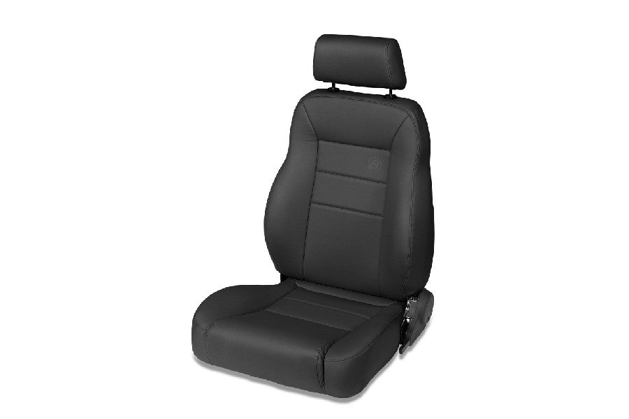 Bestop Trailmax II Pro Front Seat - All Vinyl, Black Crush - Passenger Side - CJ7/TJ/YJ