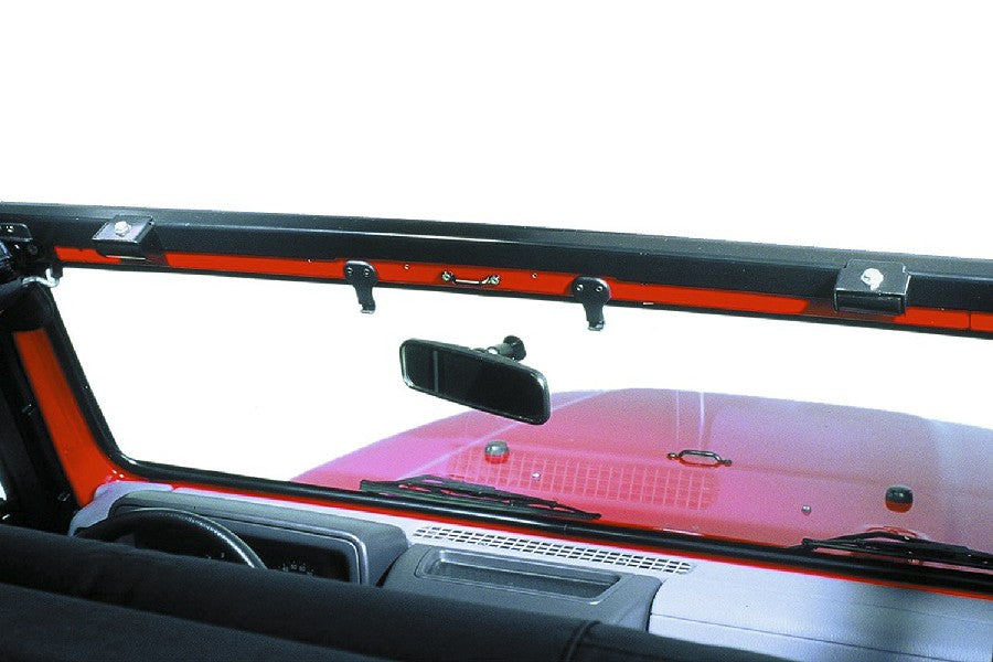 Jeep Wrangler TJ Bestop Windshield Channel - Black
