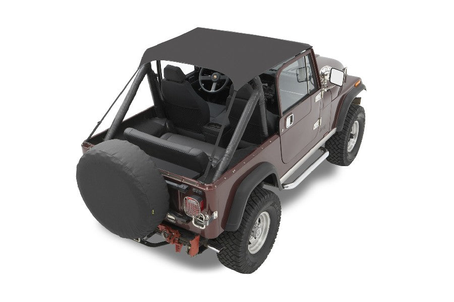 Jeep CJ5 Bestop Traditional Bikini Top - Black Crush