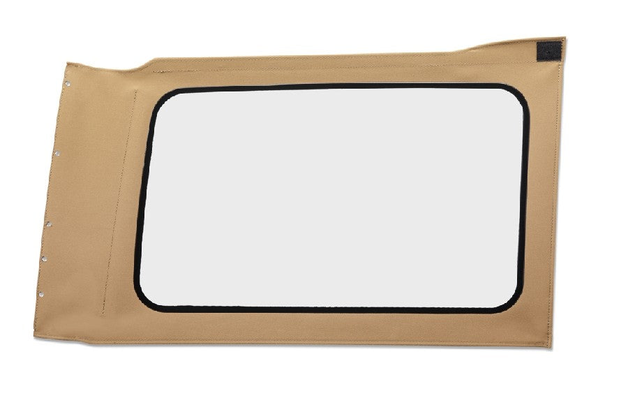 Jeep Wrangler JL 4-Door Bestop OE Replacement Window - Quarter Right Hand Position, Clear Tan