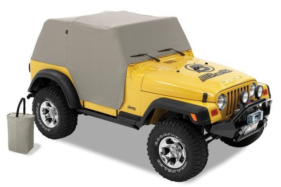 Jeep Wrangler TJ Bestop All Weather Trail Cover, Gray