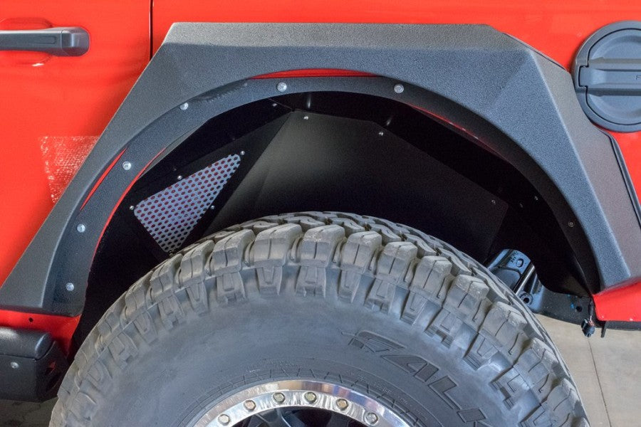 Jeep Wrangler JL DV8  Rear Inner Fenders, Black