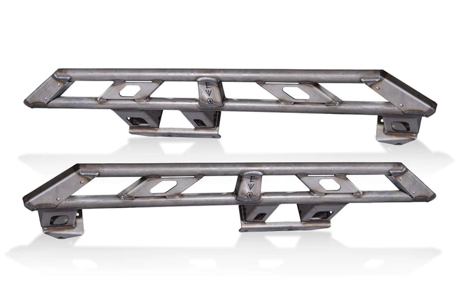 Jeep Wrangler JL 4-Door EVO Manufacturing Weld-On Rock Slider Set, Bare
