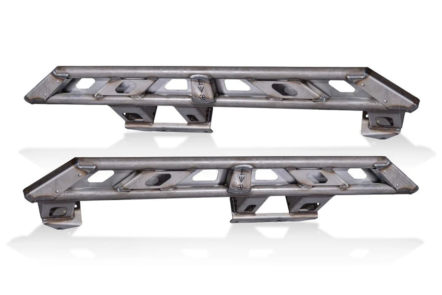 Jeep Wrangler JL 4-Door EVO Manufacturing Weld-On Rock Slider Set w/ Step Plates