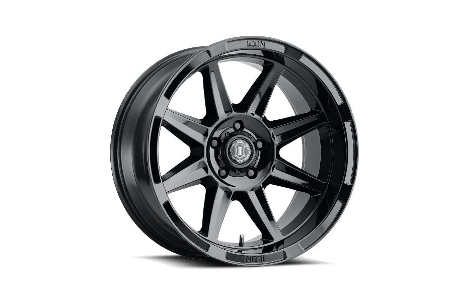 Jeep Wrangler JK/JL AND Gladiator JT Icon Vehicle Dynamics Bandit Gloss Black Wheel, 20x10 5x5