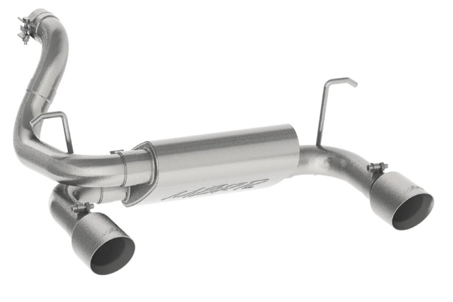 Jeep Wrangler JL 3.6L & 2.0L MBRP Installer Series 2.5in Dual Axle-Back Exhaust System