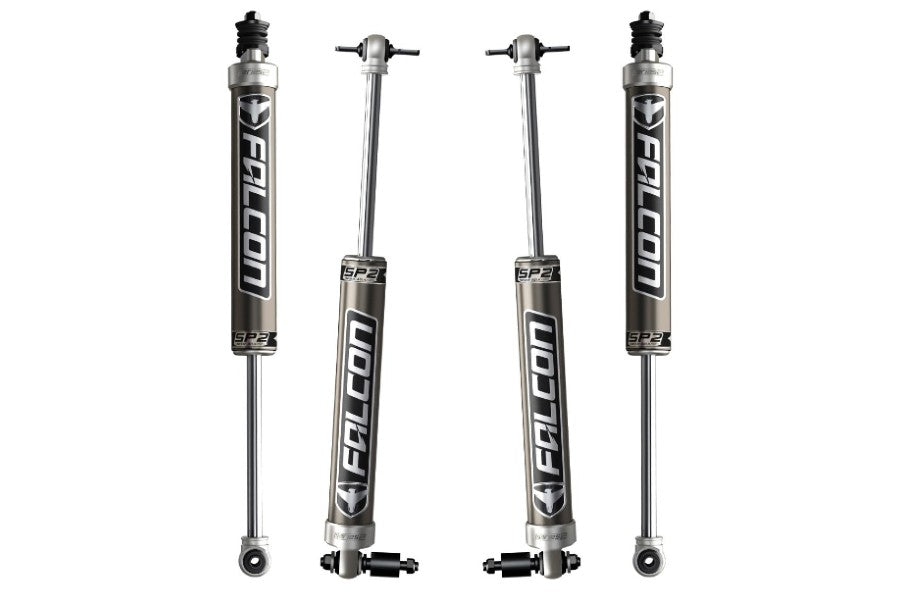 Jeep Wrangler JK 2-Door Teraflex Falcon SP2 2.1 Monotube Shock Kit, 3in to 3.5in Lift