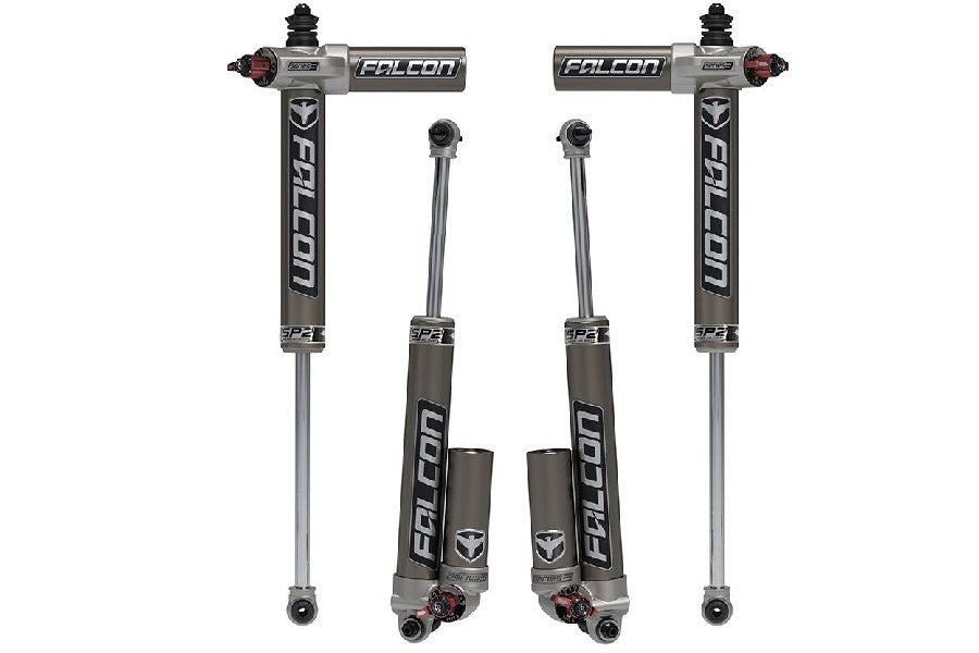 Jeep Wrangler JK Terafex Falcon SP2 3.3 Fast Adjust Piggyback Shock Kit  5-6in Lift