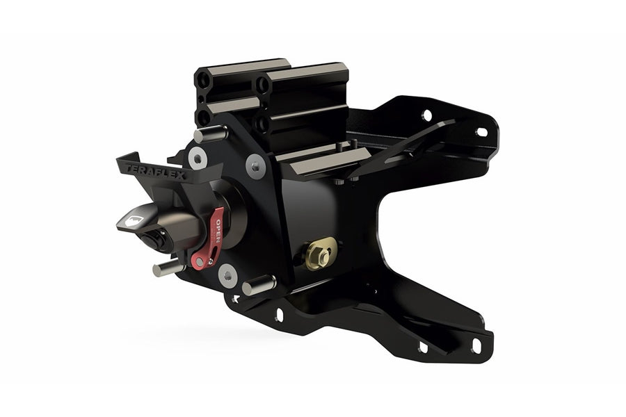 Jeep Wrangler JL Teraflex Alpha HD Adjustable Spare Tire Mount & HD 8-Lug Adapter Plate Kit - 8x6.5.5