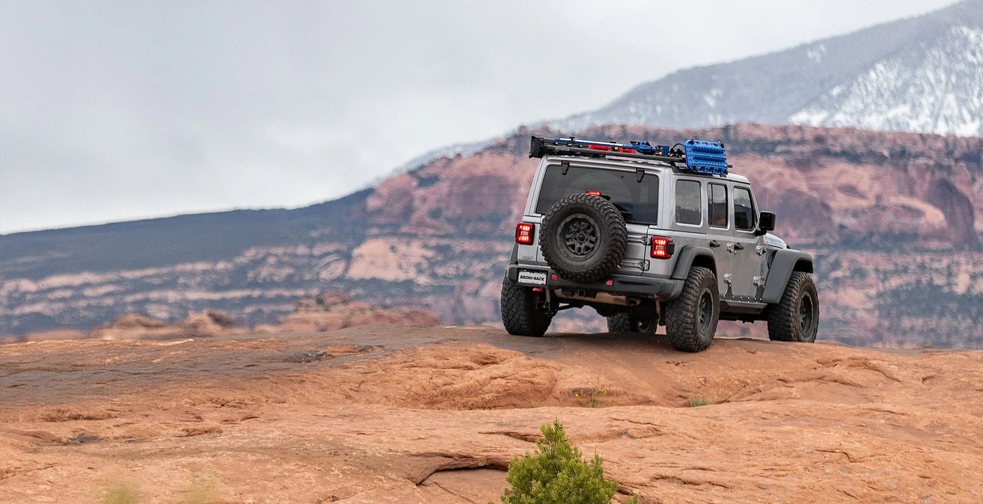 Jeep Wrangler JL 4-Door with upgraded roof accessories