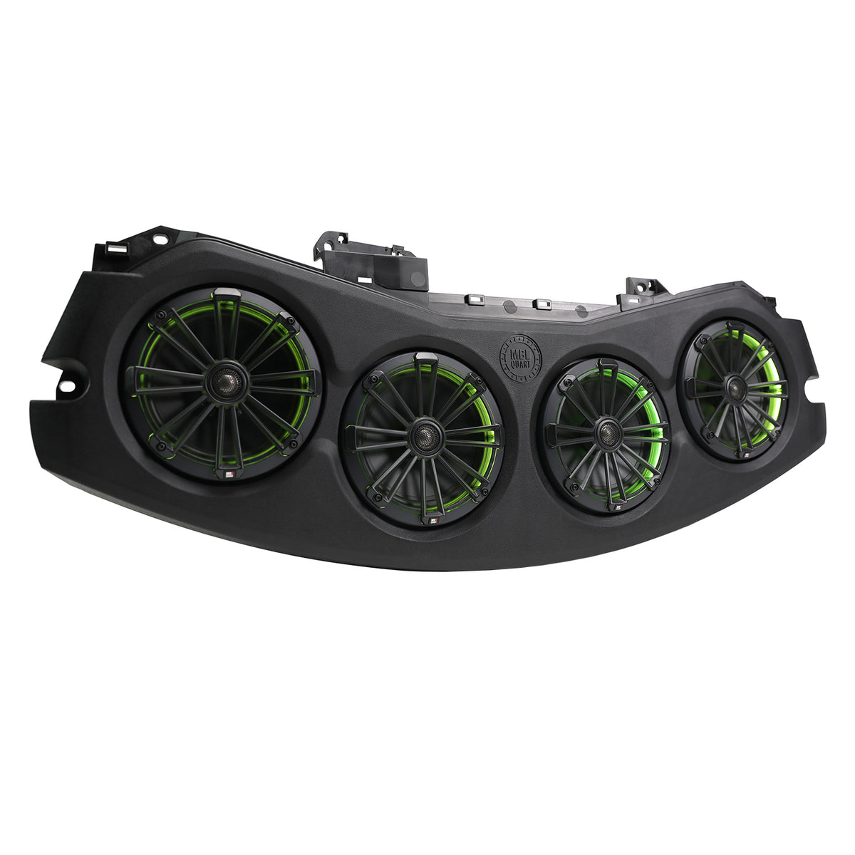 Jeep Wrangler JL 2024-2026 & Gladiator JT 2024-2026, MB Quart Tuned Rear Overhead Soundbar, Four 8 Inch Coaxial, Addressable RGB LED, view 3