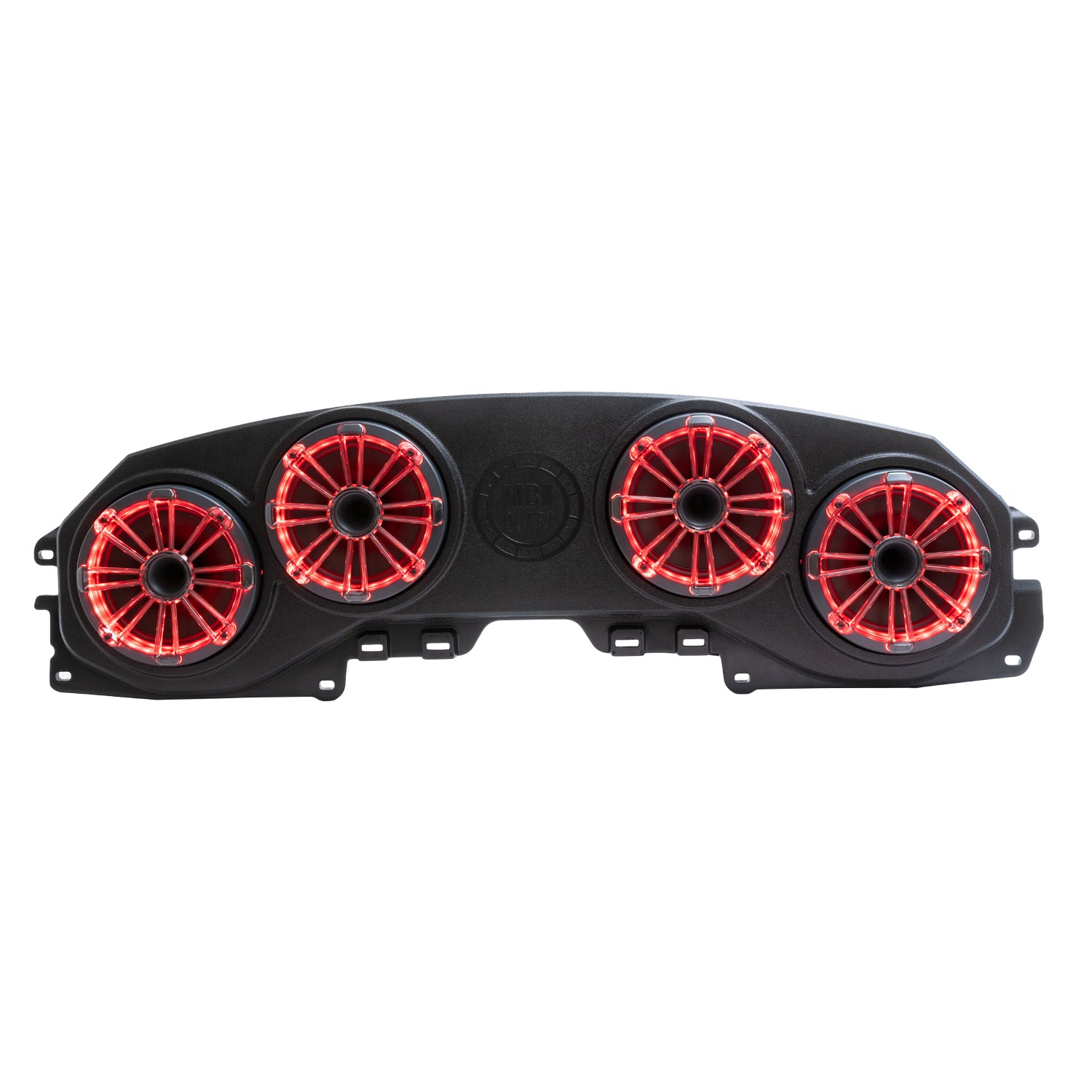Jeep Wrangler JL 2018-2023 & Gladiator JT 2020-2023, MB Quart Tuned Rear Overhead Soundbar, Four 8 Inch Horn Speakers, RGB LED, view 5