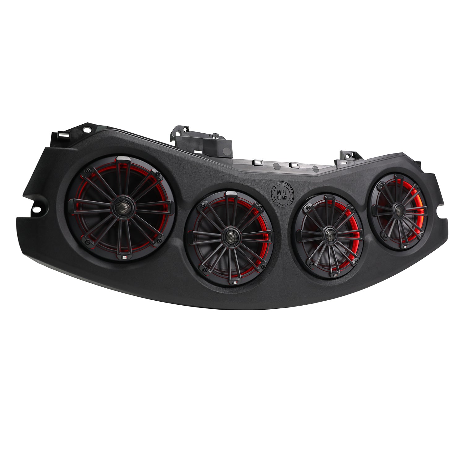 Jeep Wrangler JL 2024-2026 & Gladiator JT 2024-2026, MB Quart Tuned Rear Overhead Soundbar, Four 8 Inch Coaxial, Addressable RGB LED, view 2