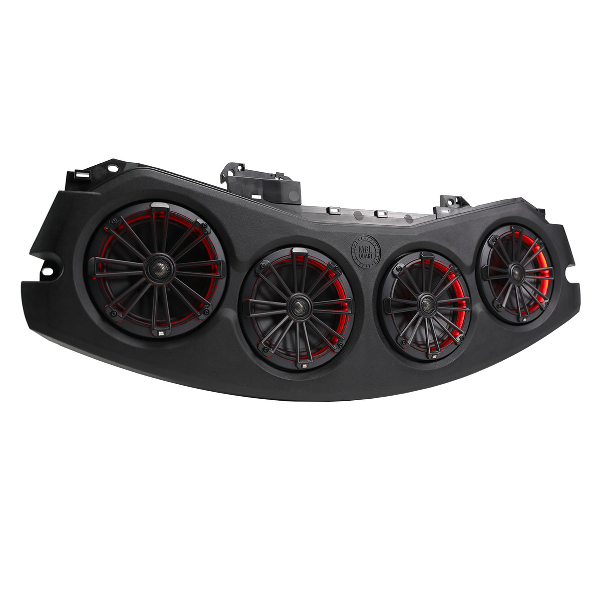 Jeep Wrangler JL 2024-2026 & Gladiator JT 2024-2026, MB Quart Tuned Rear Overhead Soundbar, Four 8 Inch Coaxial, Addressable RGB LED, view 2