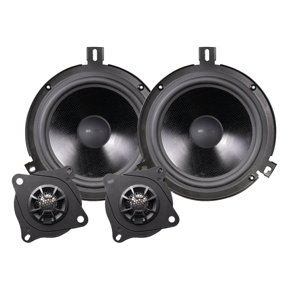 Jeep Wrangler JK 2007-2018, MB Quart Tuned 6.5 Inch Convertible Component Speakers, Front or Rear