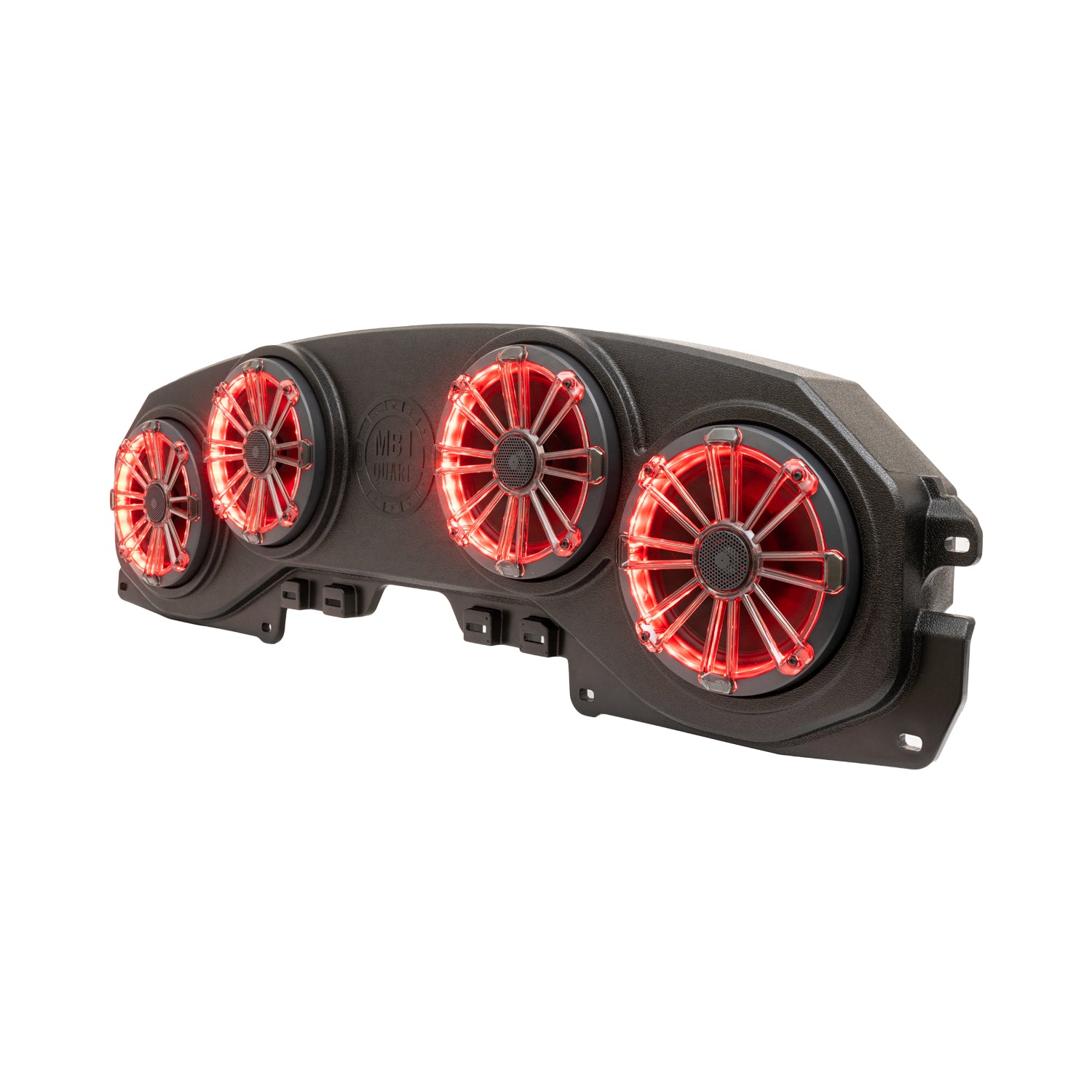 Jeep Wrangler JL 2018-2023 & Gladiator JT 2020-2023, MB Quart Tuned Rear Overhead Soundbar, Four 8 Inch Coaxial Speakers, RGB LED, view 3