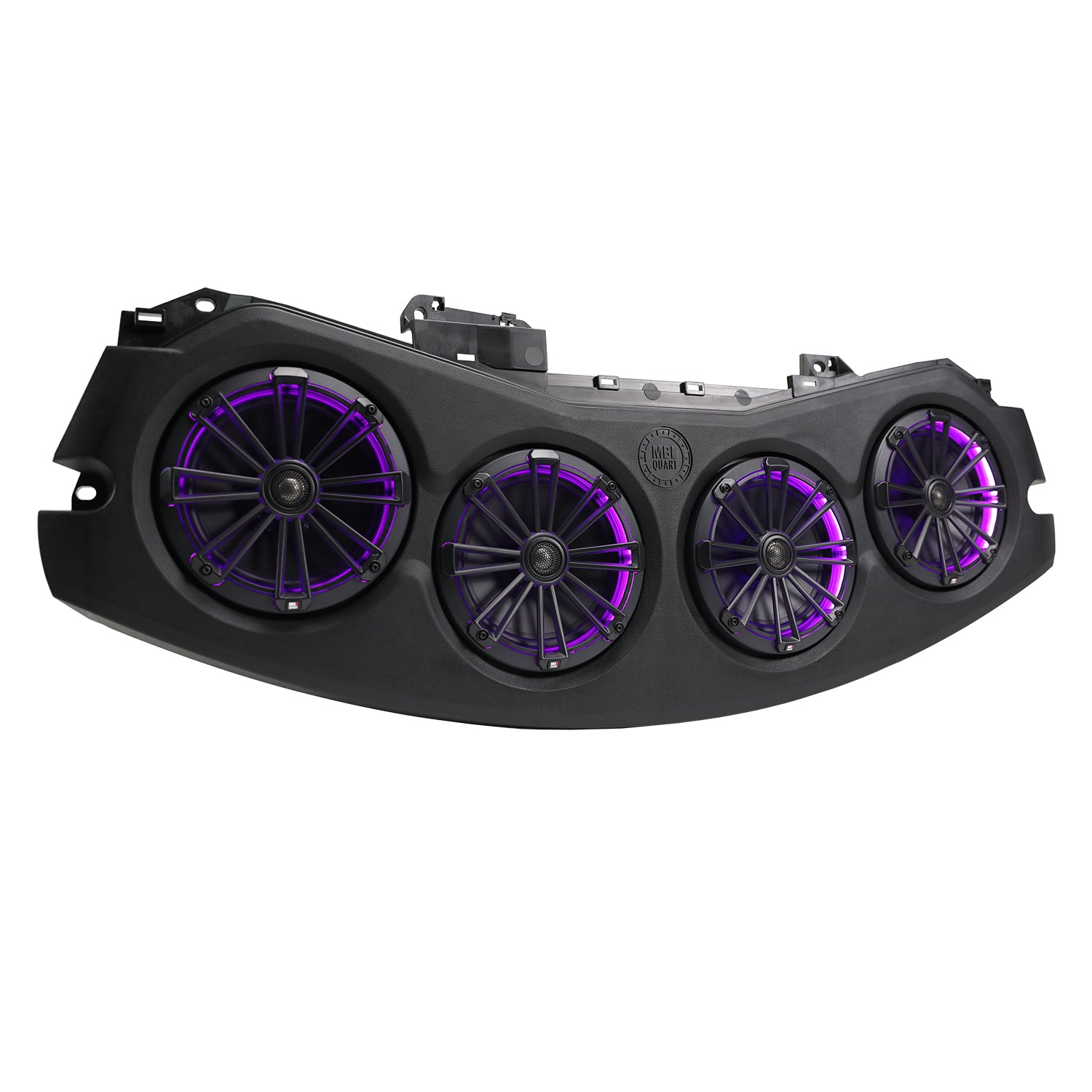Jeep Wrangler JL 2024-2026 & Gladiator JT 2024-2026, MB Quart Tuned Rear Overhead Soundbar, Four 8 Inch Coaxial, Addressable RGB LED, view 5