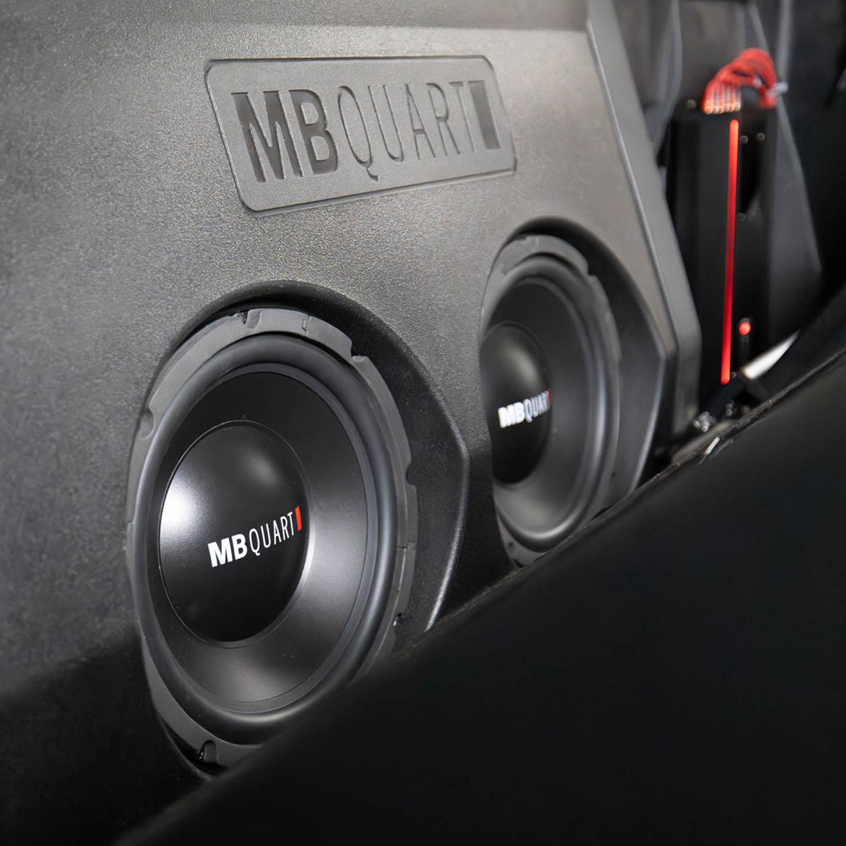 Toyota Tacoma 2016-2023, MB Quart Tuned Dual 10 Inch Sealed Subwoofer Upgrade, view 7