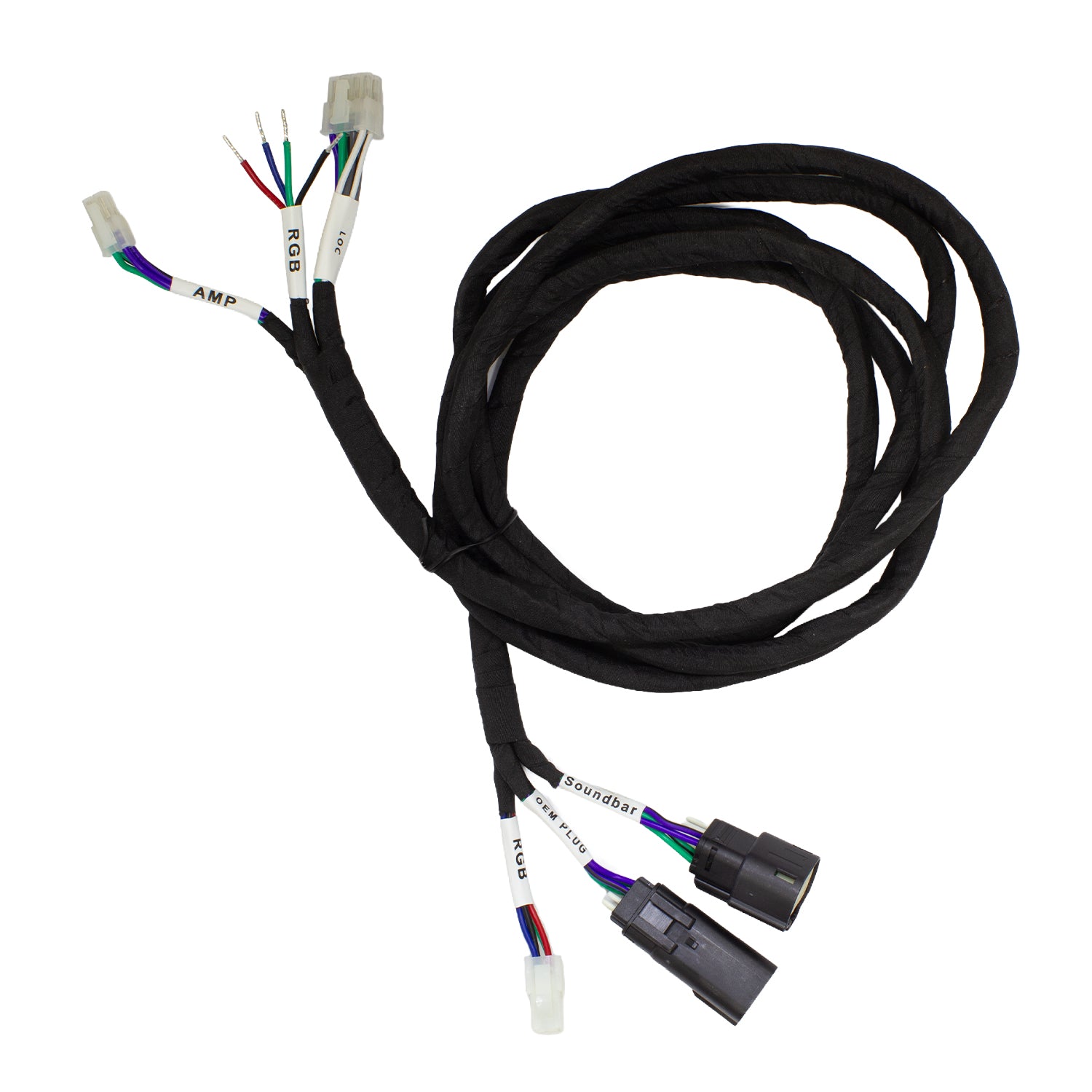 Jeep Wrangler JL 2018-2026 & Gladiator JT 2020-2026, MB Quart Line Output Converter Kit, LOC, Amp Bracket and Harness, view 4