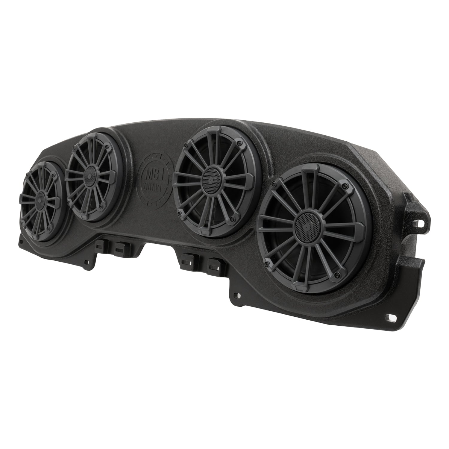 Jeep Wrangler JL 2018-2023 & Gladiator JT 2020-2023, MB Quart Tuned Rear Overhead Soundbar, Four 8 Inch Coaxial Speakers, RGB LED