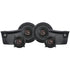 Ford Bronco 2021-2026, MB Quart Tuned Front Dash 3-Way Component Speakers, 6.5 and 4 Inch
