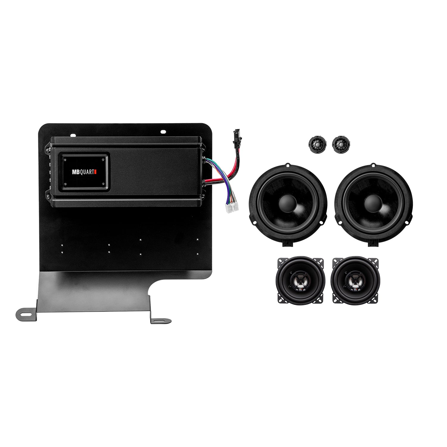 Ford Maverick 2022-2026, MB Quart Stage 4 700 Watt Six Speaker Audio System, OEM Non-Amplified Head Unit