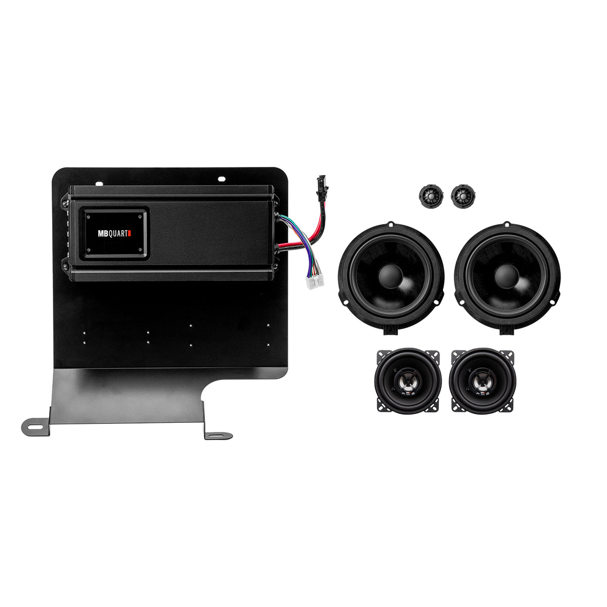 Ford Maverick 2022-2026, MB Quart Stage 4 700 Watt Six Speaker Audio System, OEM Non-Amplified Head Unit