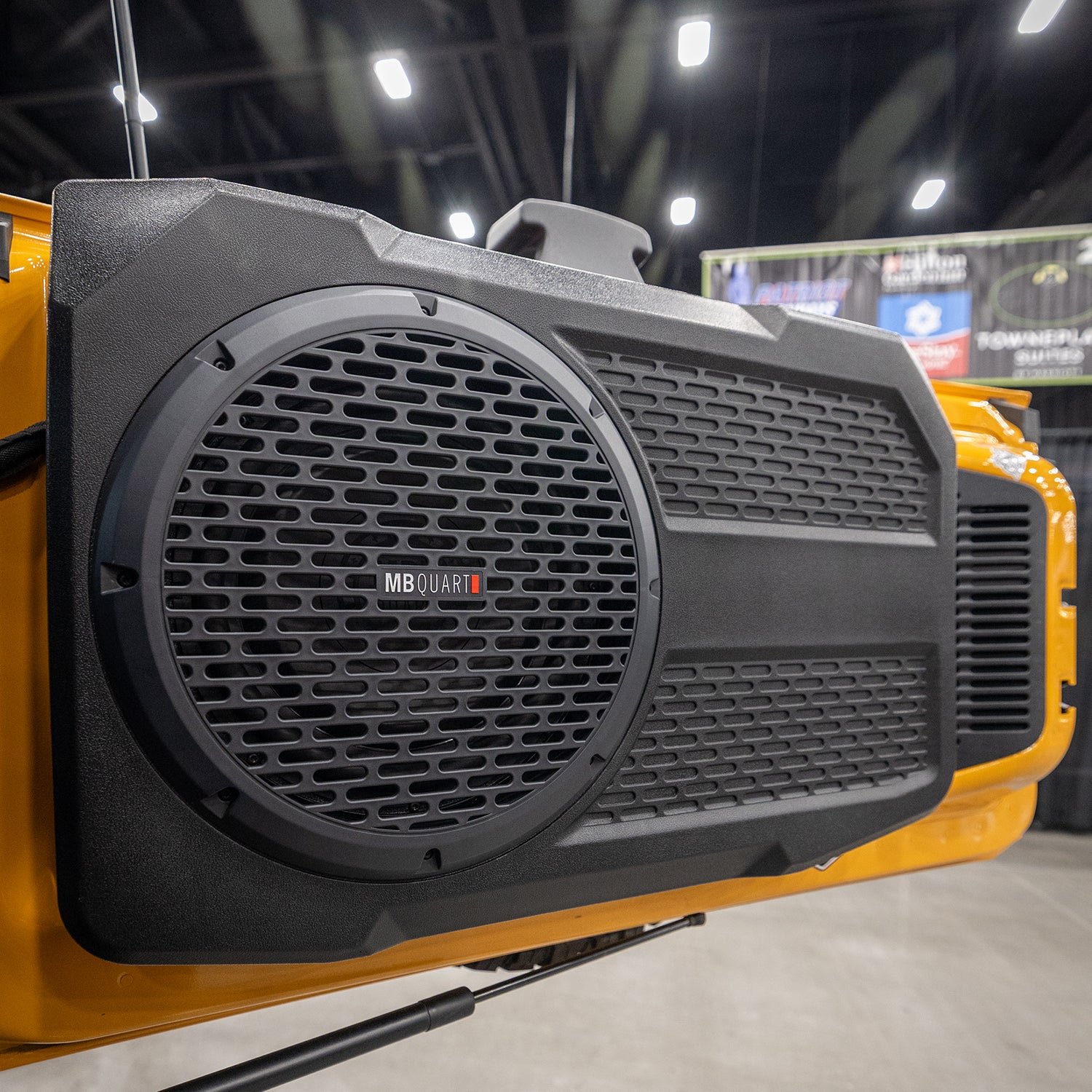 Ford Bronco 2021-2026, MB Quart Tuned 400 Watt 12 Inch Tailgate Subwoofer System, view 6