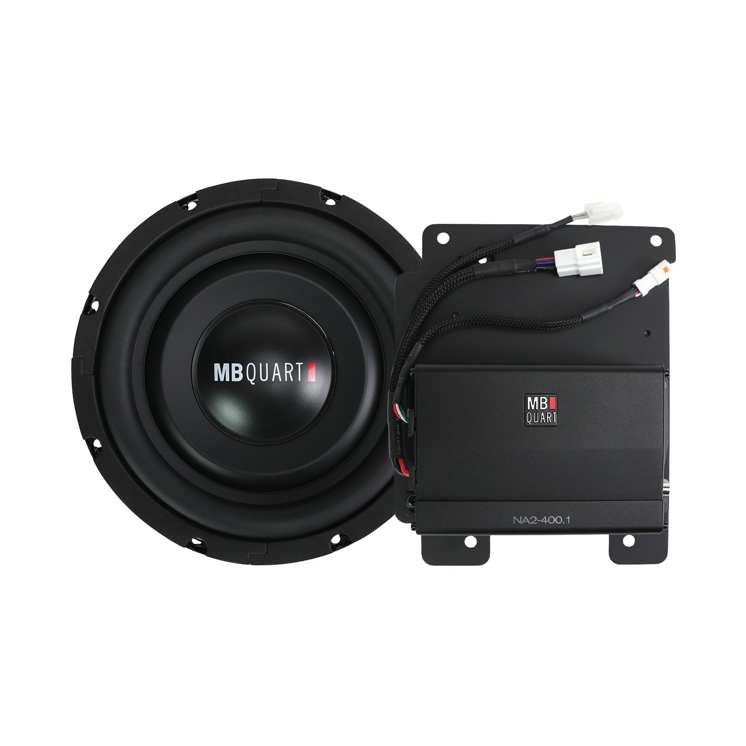 Ford Bronco 2021-2024, MB Quart Tuned 400 Watt 8 Inch OEM Subwoofer Upgrade, OEM B&O Audio