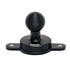 Westin AMPS Compatible 2 Hole Dash Mount, 47mm Pattern, Black