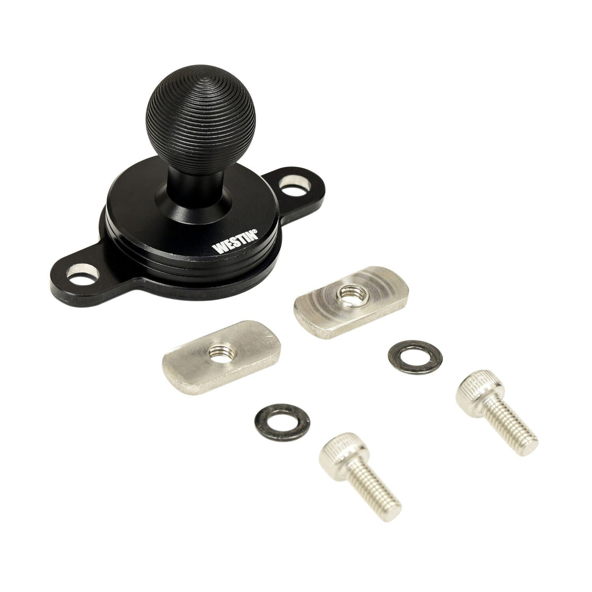 Westin AMPS Compatible 2 Hole Dash Mount, 47mm Pattern, Black, view 4