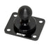Westin AMPS Compatible Base Mount, 38mm x 30mm, 4 Hole, Black, view 2