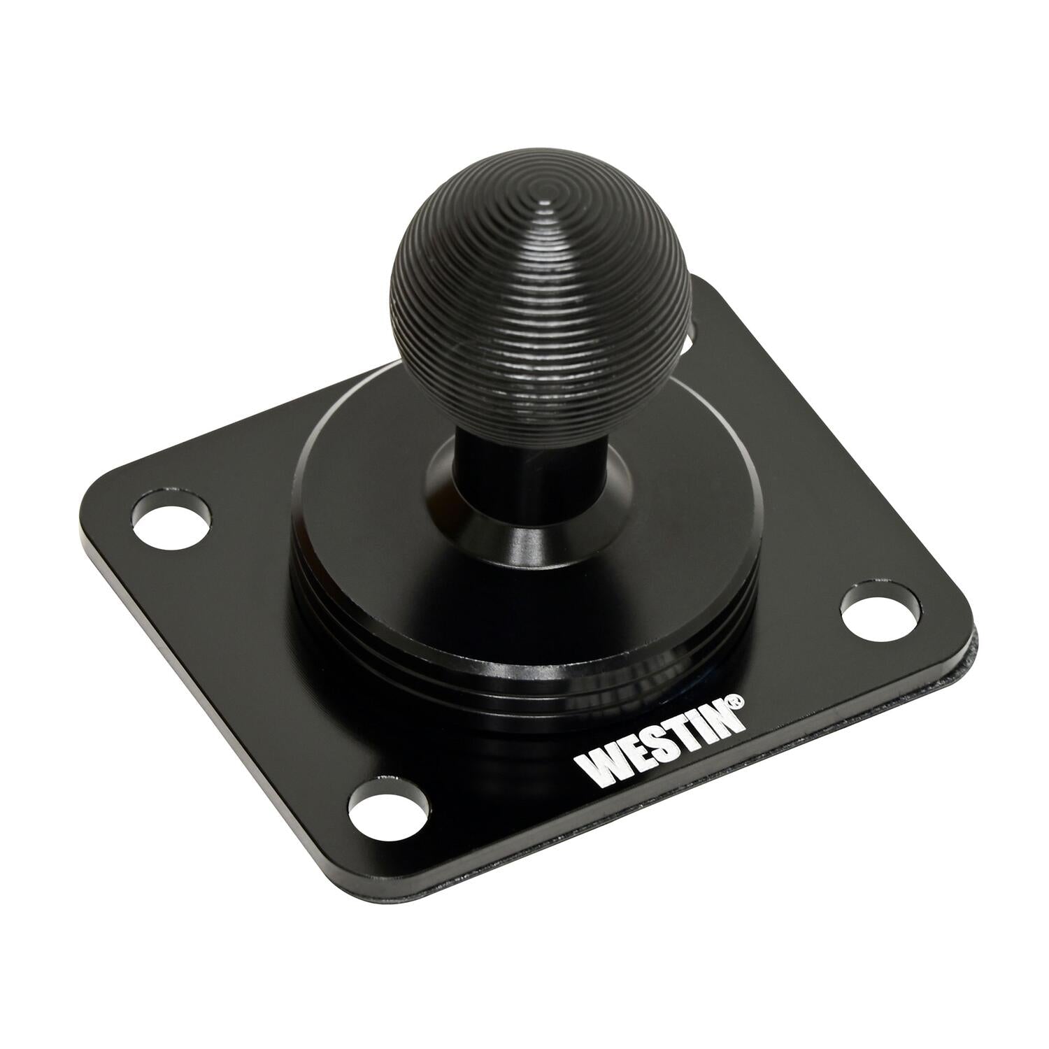 Westin AMPS Compatible Base Mount, 38mm x 30mm, 4 Hole, Black, view 3