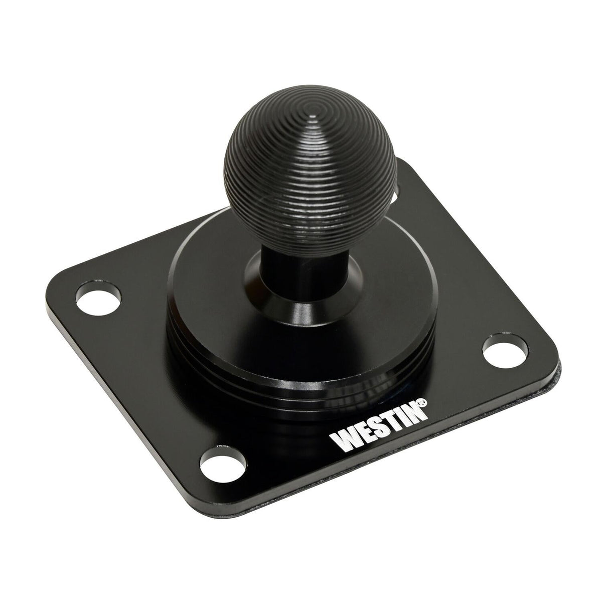 Westin AMPS Compatible Base Mount, 38mm x 30mm, 4 Hole, Black, view 3