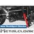 Jeep Wrangler JK 2007-2018, MetalCloak RockSport RED Long Travel Shocks, Rear, Pair, view 3