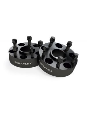 Jeep Wrangler JL 2018-2026 & Gladiator JT 2020-2026, TeraFlex 1.75in Wheel Offset Adapters, Pair, 5x5 to 5x5