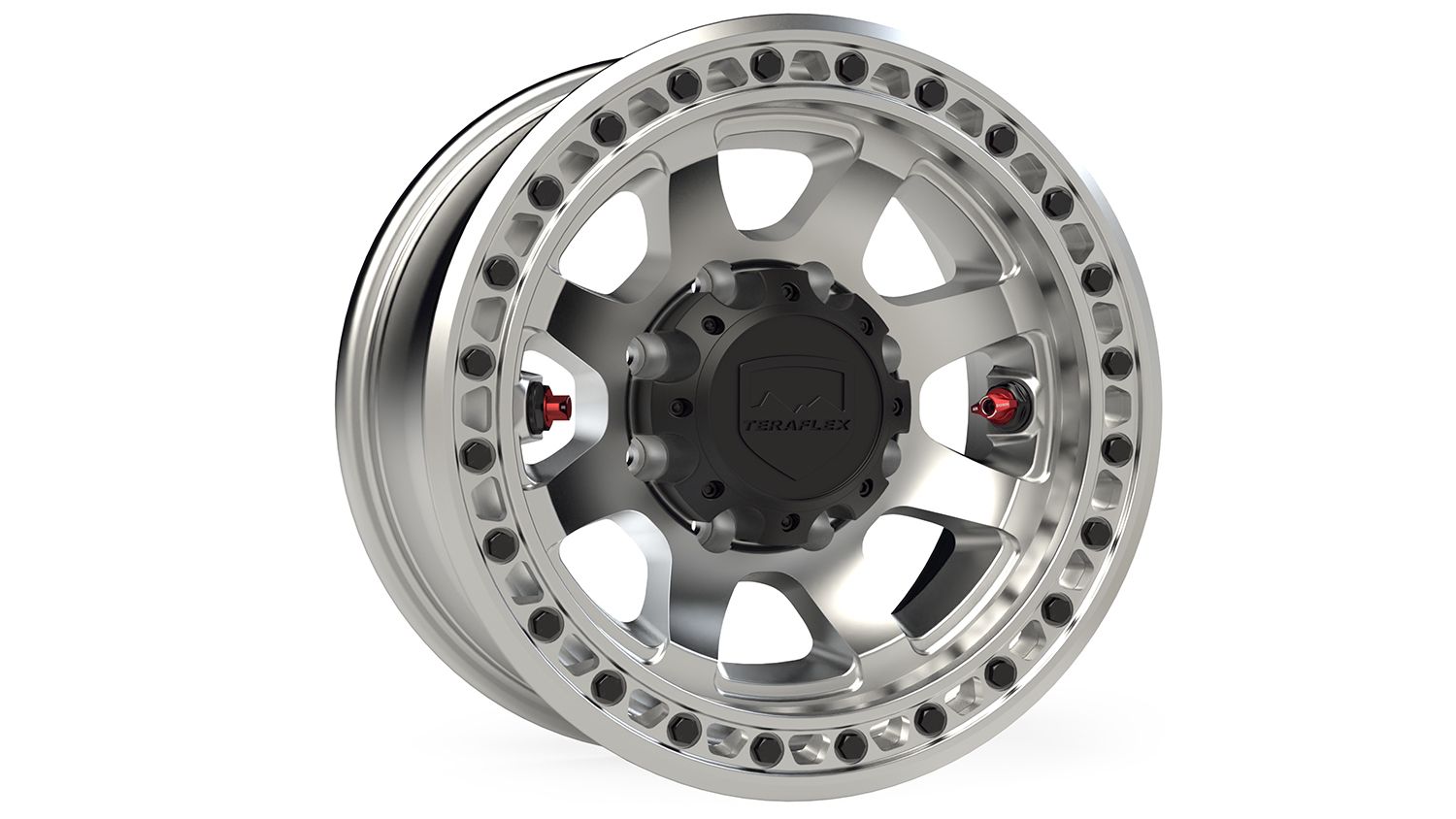 Jeep Wrangler JK/JL & Gladiator JT, TeraFlex Olympus Beadlock Off-Road Wheel, 17x8.5, 8x6.5
