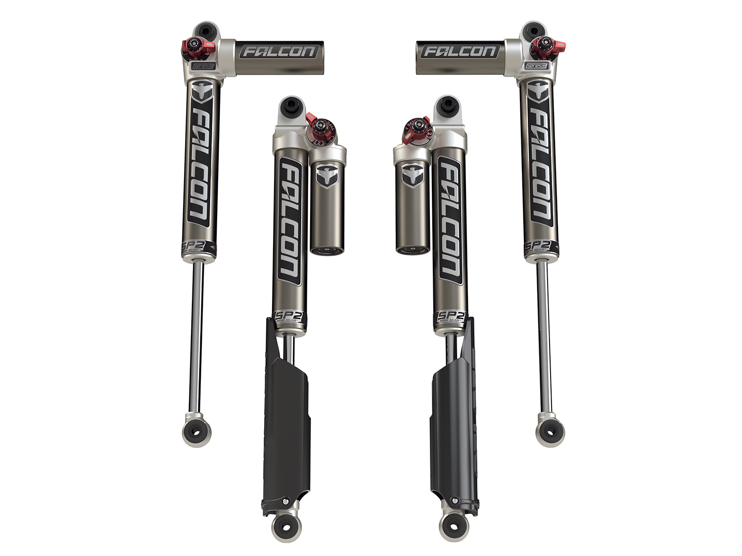 FALCON SP2 3.3 Fast Adjust Piggyback Shock Kit | 2-4.5" Lift | Jeep Wrangler JL 4-Door (18-26) | P/N 11-02-33-400-200