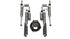 Jeep Wrangler JL 4-Door 2018-2026, Falcon SP2 3.5 e-Adjust Piggyback Shock Kit, 0-1.5in Lift, EcoDiesel/4xe/Rubicon 392