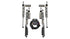 Jeep Wrangler JL 4-Door 2018-2026, Falcon SP2 3.5 e-Adjust Piggyback Shock Kit, 2-4.5in Lift