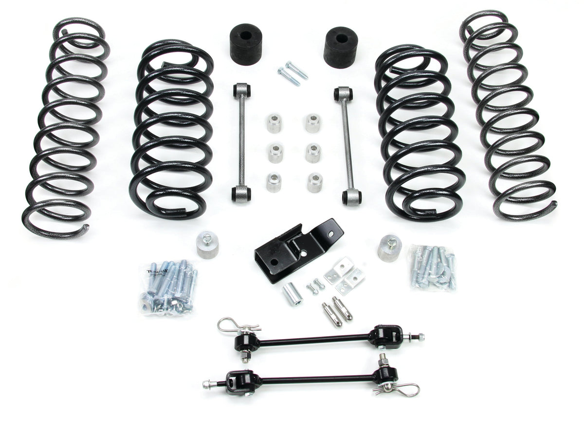 Jeep Wrangler TJ 1997-2006, TeraFlex 3in Coil Spring Base Lift Kit with Quick Disconnects, No Shocks
