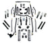 Jeep Wrangler JK 2-Door 2007-2018, TeraFlex 4in Alpine CT4 Prerunner Long Arm Suspension System, No Shocks