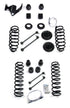 Jeep Wrangler JK 4-Door 2007-2018, TeraFlex 4in Coil Spring Base Lift Kit, No Shocks