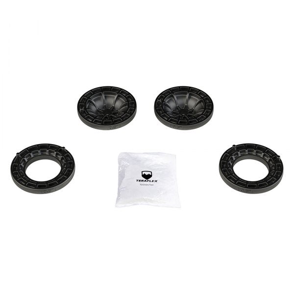 Jeep Wrangler JK/JL 2007-2026, TeraFlex 0.5in Coil Spring Spacer Load Level Kit, Front and Rear