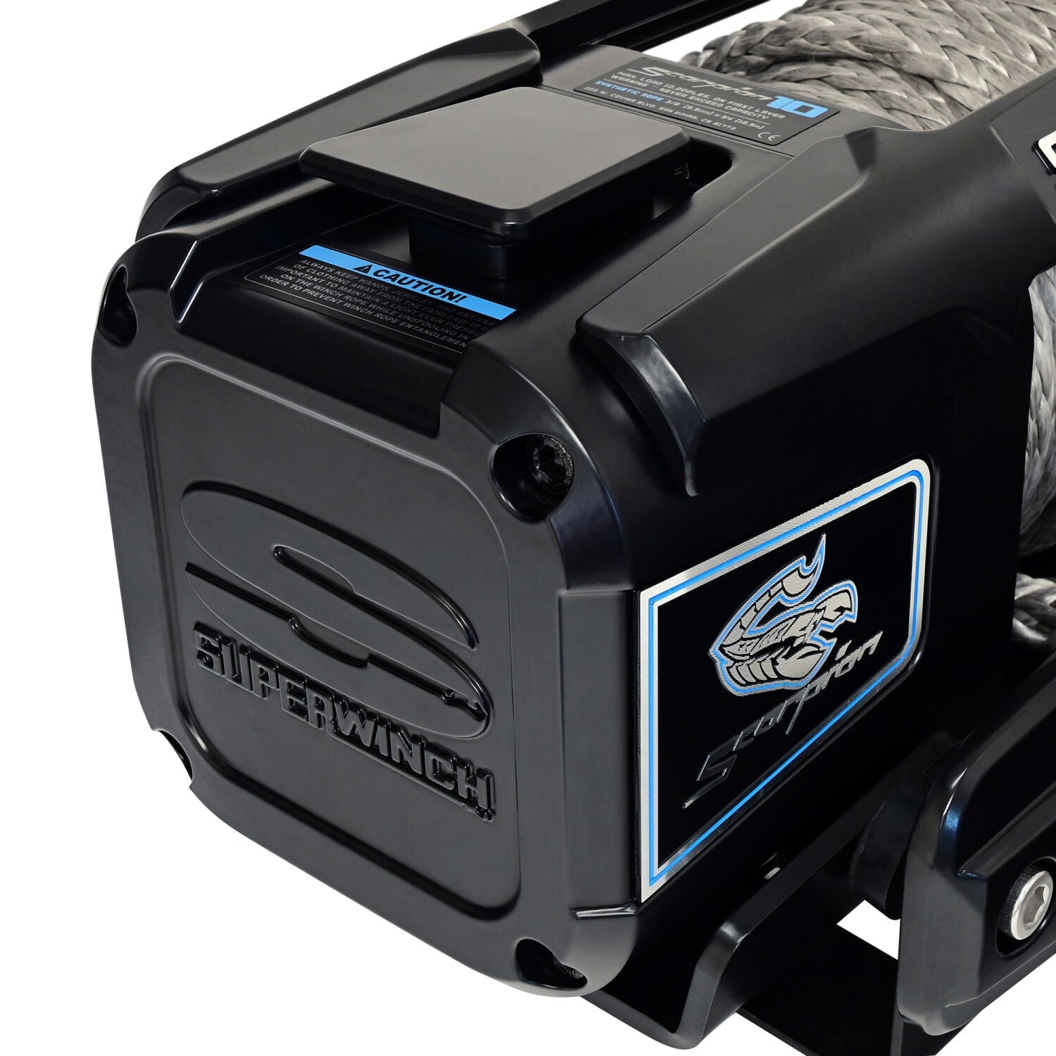 Superwinch Scorpion 10000 Winch, 10,000 lb, 12V DC, Synthetic Rope, view 11