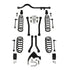Jeep Wrangler JK 4-Door 2007-2018, TeraFlex 3in Suspension System with 4 Sport Control Arms, No Shocks