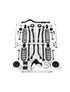 Jeep Wrangler JK 2-Door 2007-2018, TeraFlex 4in Suspension System with 8 Alpine Short Control Arms, No Shocks