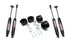 Jeep Wrangler TJ 1997-2006, TeraFlex 2in Performance Spacer Lift Kit with 9550 VSS Twin-Tube Shocks
